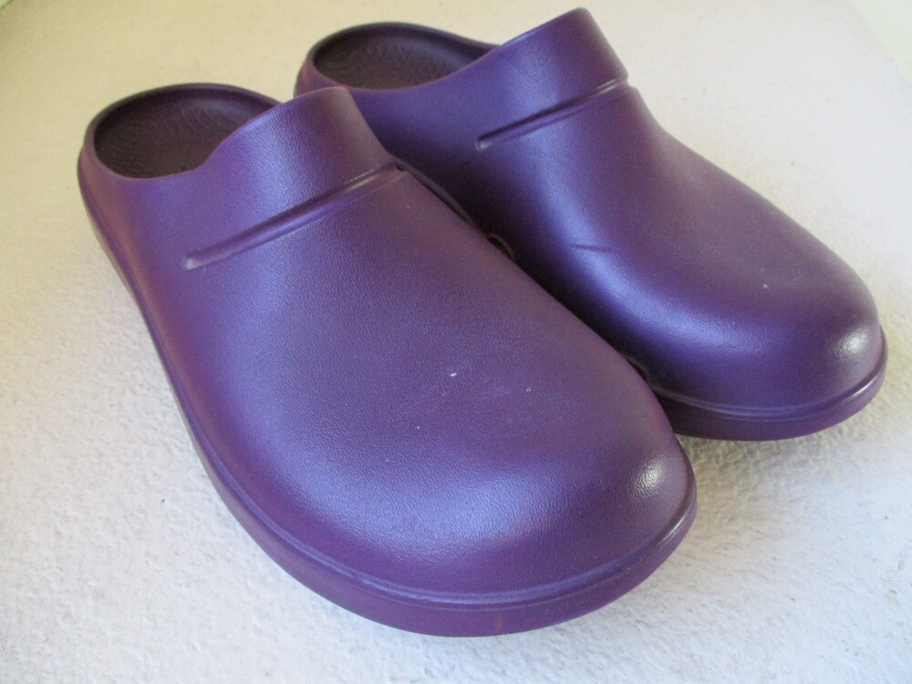OOFOS Shoes Men 9 OOcloog Clog Recovery Slip On Comfort Cushion Purple Washable
